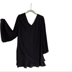 Laurie Felt Reversible Pleated Sleeve Blouse NWOT